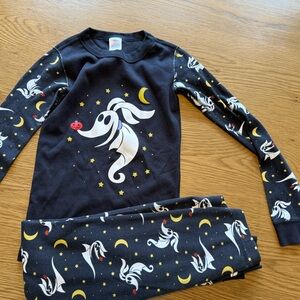 Hanna Andersson Disney Nightmare Before Christmas Zero organic cotton pajama set